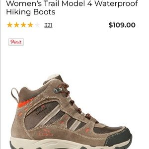 LL Bean Hiking Boots